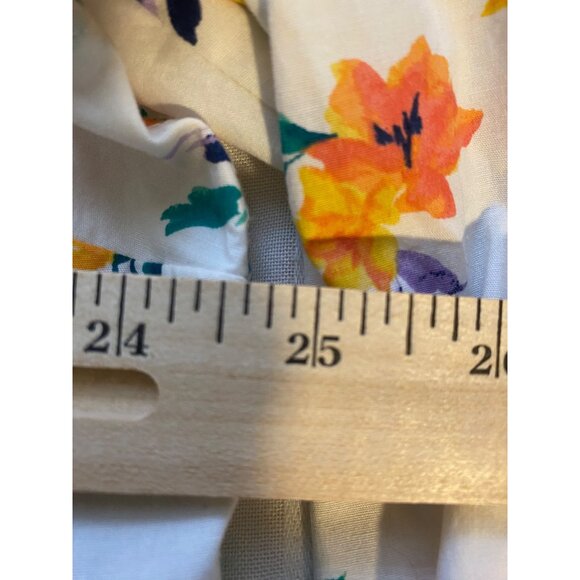 Croft & Barrow Womens Plus 2X Floral Button-Down Shirt Cottagecore Fairy Artsy - Picture 3 of 7